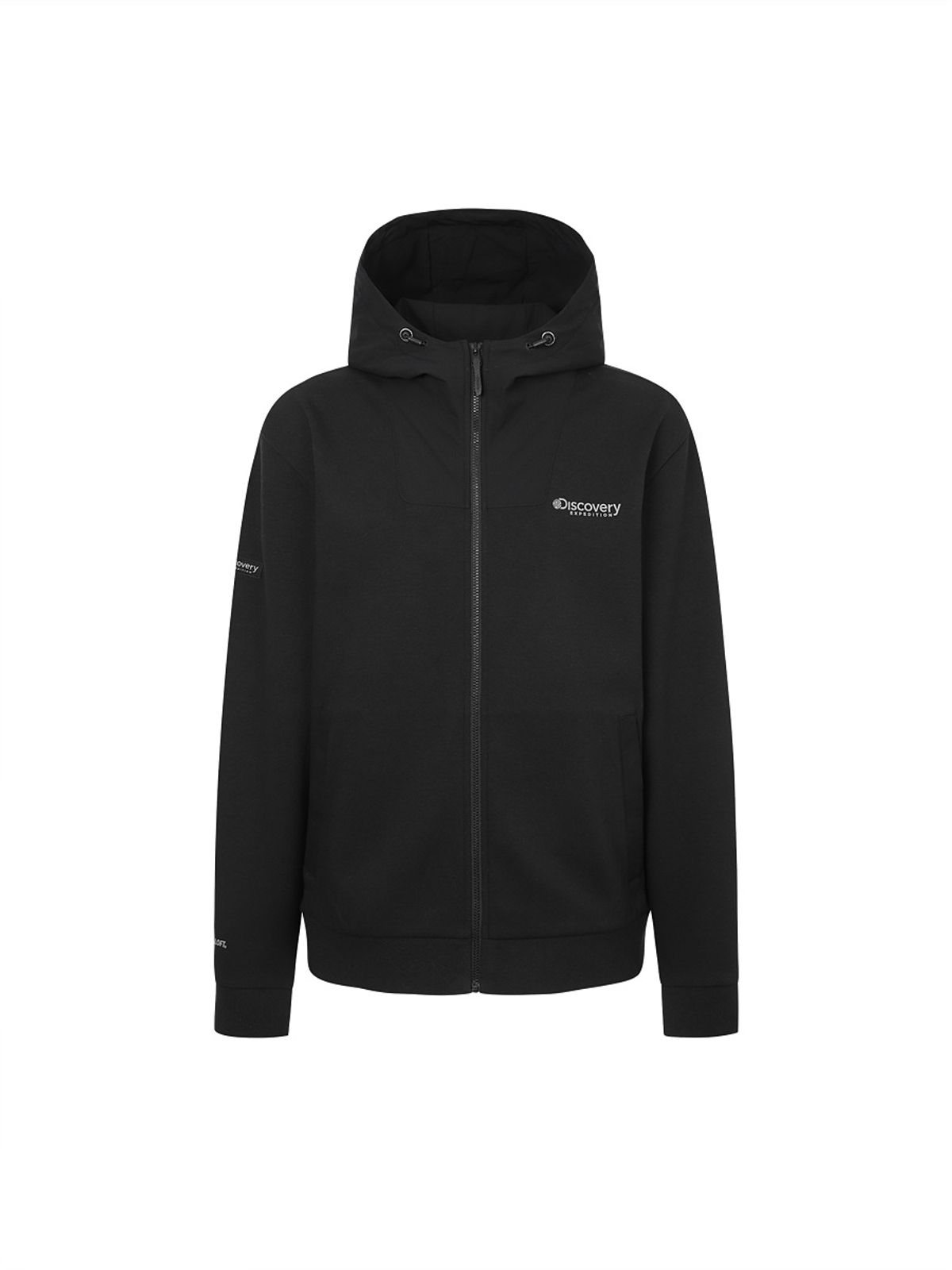 디스커버리 익스페디션(DISCOVERY EXPEDITION) 니트 에센셜 남성 하이브리드 자켓 (BLACK)
