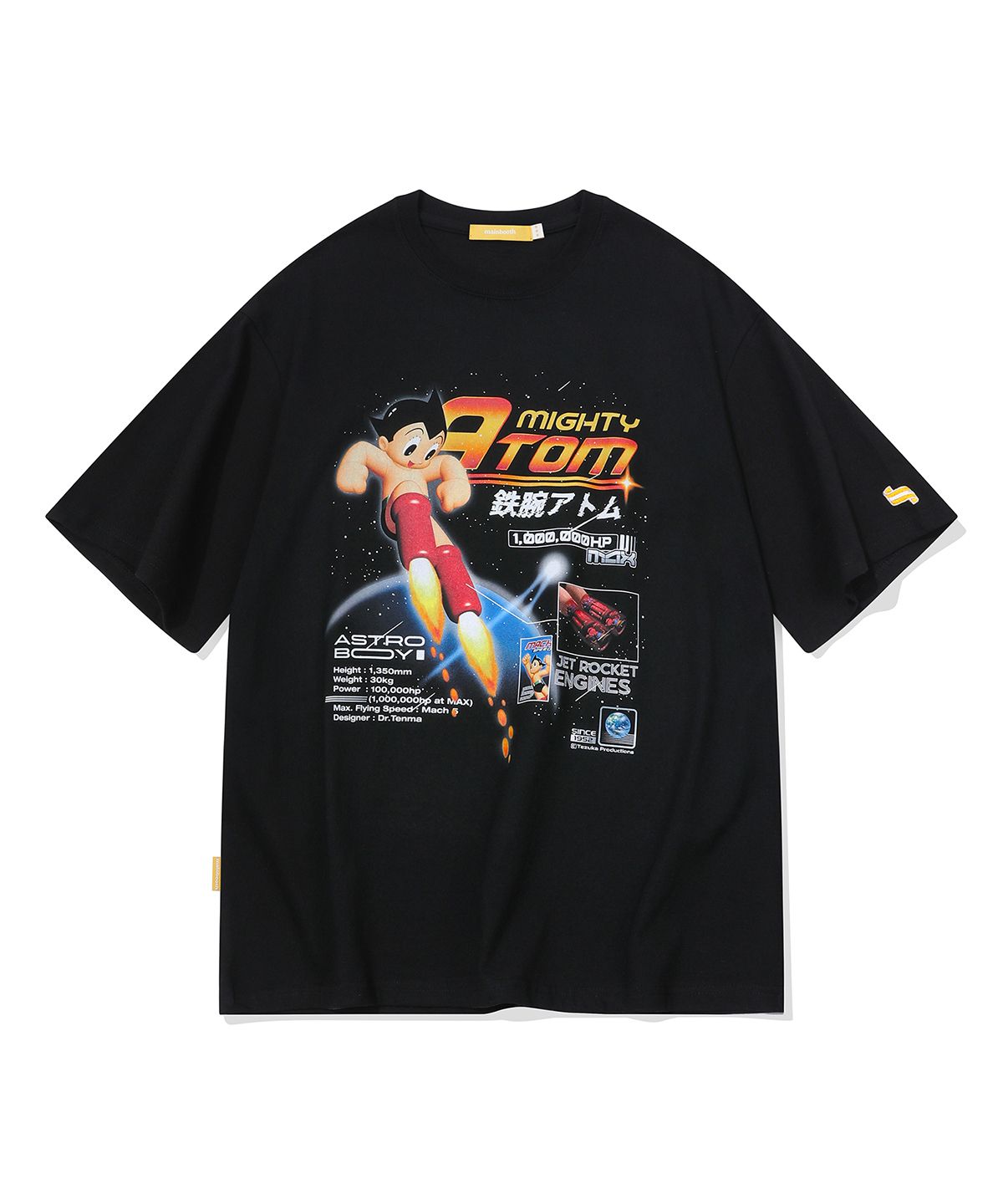 ★MAINBOOTH★[Astro Boy] Space T-shirt(BLACK)★正規品/送料込 MUSINSA | MAINBOOTH [Atom] Space T-shirt (Black)