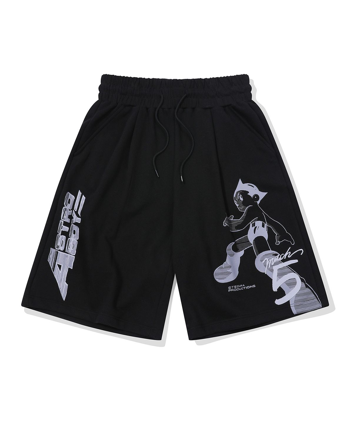 ★MAINBOOTH★[Astro Boy] Mach 5 Sweat Shorts(BLACK)★正規品 MUSINSA公式 | MAINBOOTH [ATOM] Mach 5 Sweat Shorts (Black)