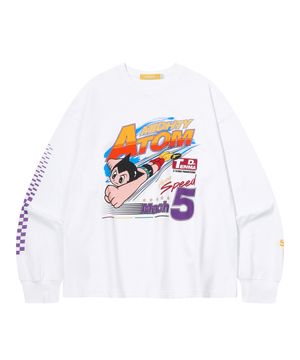 [아톰] 레이싱 티셔츠(화이트)