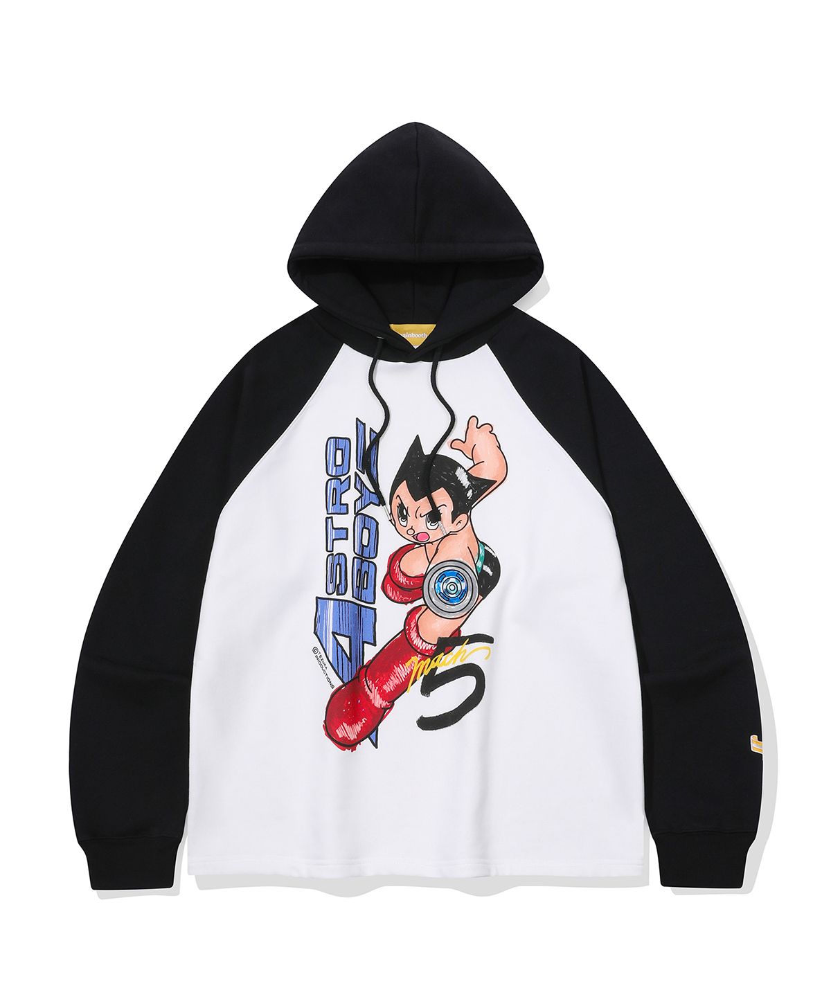 ★MAINBOOTH★[Astro Boy] Mach 5 Hood T-shirt(BLACK)★正規品 MUSINSA | MAINBOOTH [Atom] Mach 5 Hooded T-shirt (Black)