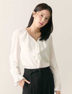 러플 블라우스_RMBLF23R11