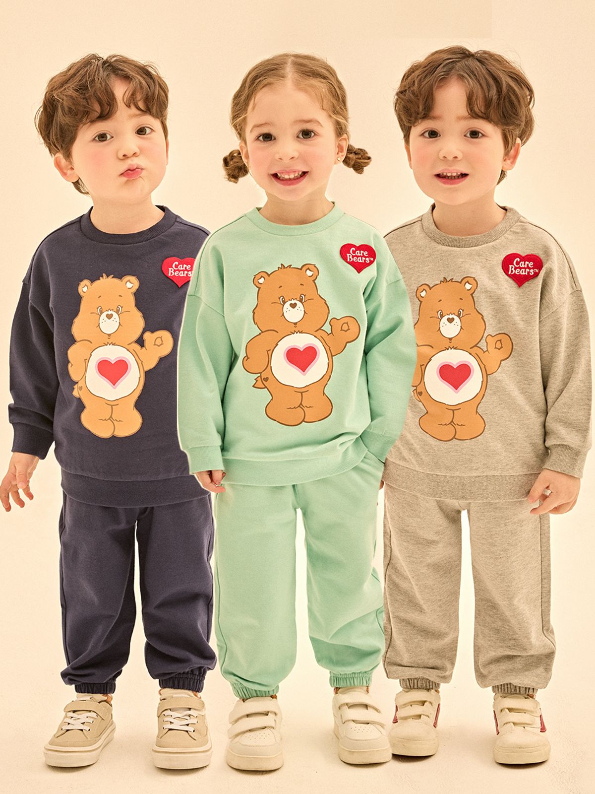 케어베어(CAREBEARS) 안녕 텐더하트베어 상하복