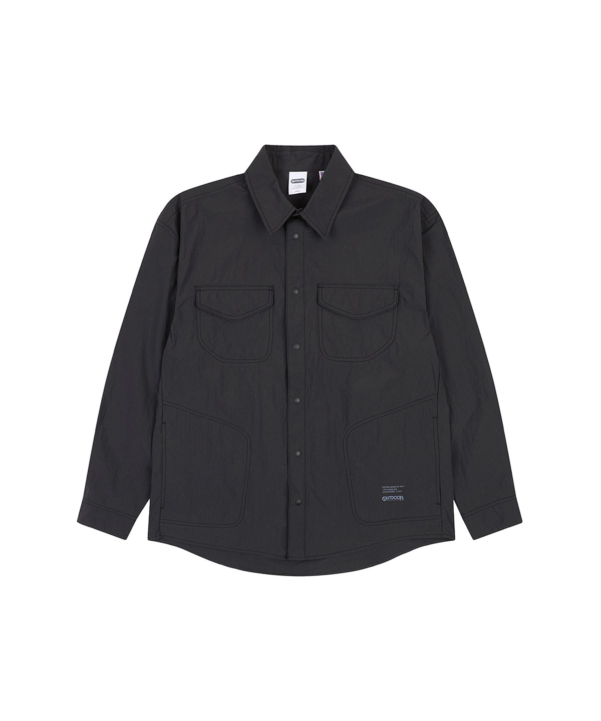 아웃도어 프로덕츠(OUTDOOR PRODUCTS) UTILTY POCKET SHIRTS (CHARCOAL)