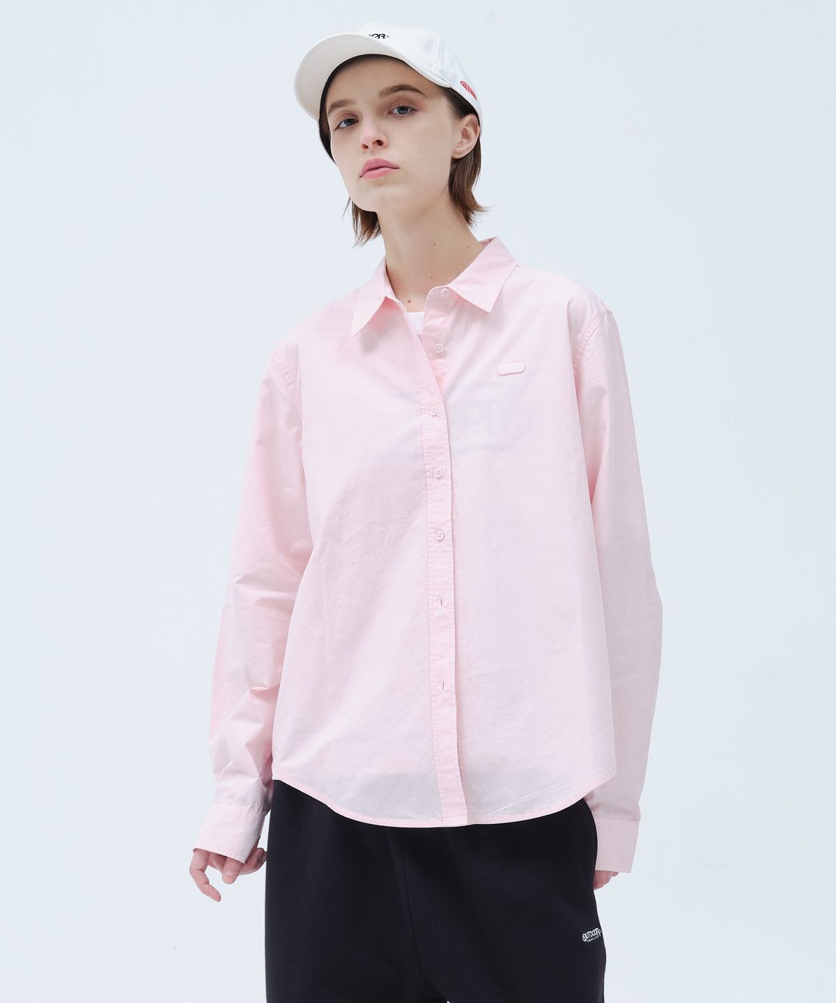 아웃도어 프로덕츠(OUTDOOR PRODUCTS) W POPLIN SHIRTS (PINK)