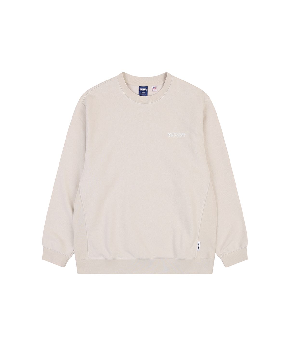 아웃도어 프로덕츠(OUTDOOR PRODUCTS) BIG MULTI LOGO CREW NECK (IVORY)