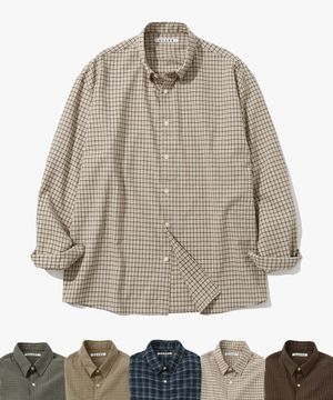 덤브 체크 셔츠 - 5 COLOR