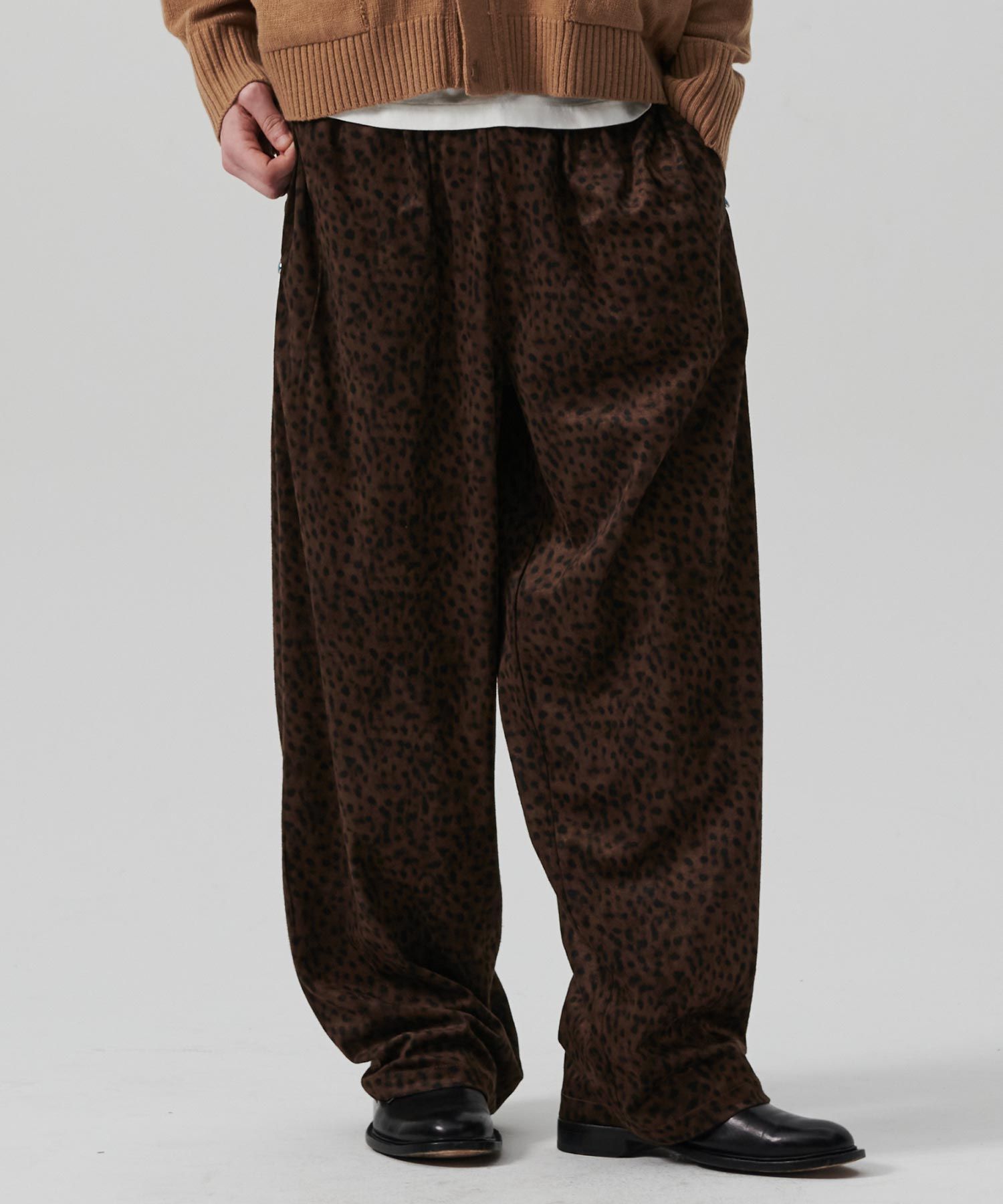 ★BEYOND CLOSET★LEOPARD PATTERN SUEDE TOUCH STRING PANTS MUSINSA | BEYOND CLOSET [COLLECTION LINE] Leopard Pattern