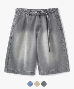 벨티드 버뮤다 팬츠 - 3 COLOR