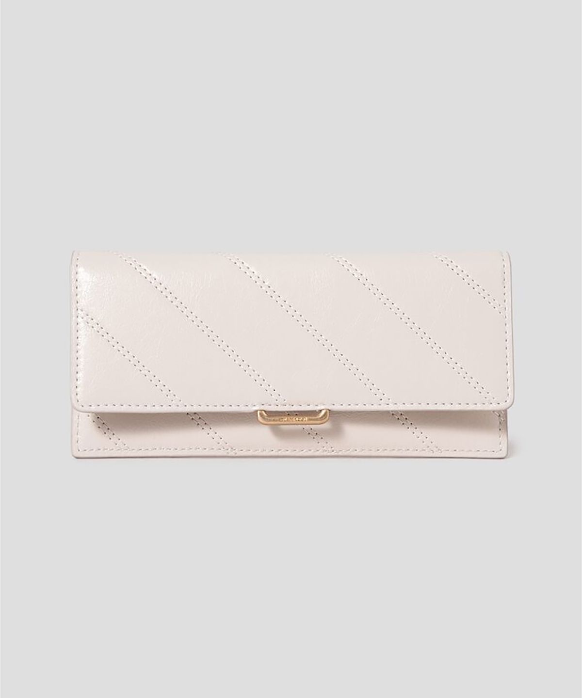 빈폴 액세서리(BEANPOLE ACCESSORY) 노라 퀼팅 슬림 장지갑 - 아이보리
