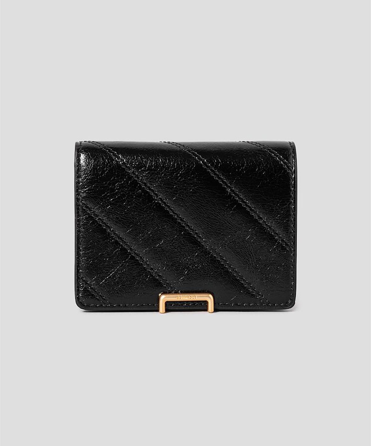 빈폴 액세서리(BEANPOLE ACCESSORY) 노라 퀼팅 2단 명함지갑 - 블랙