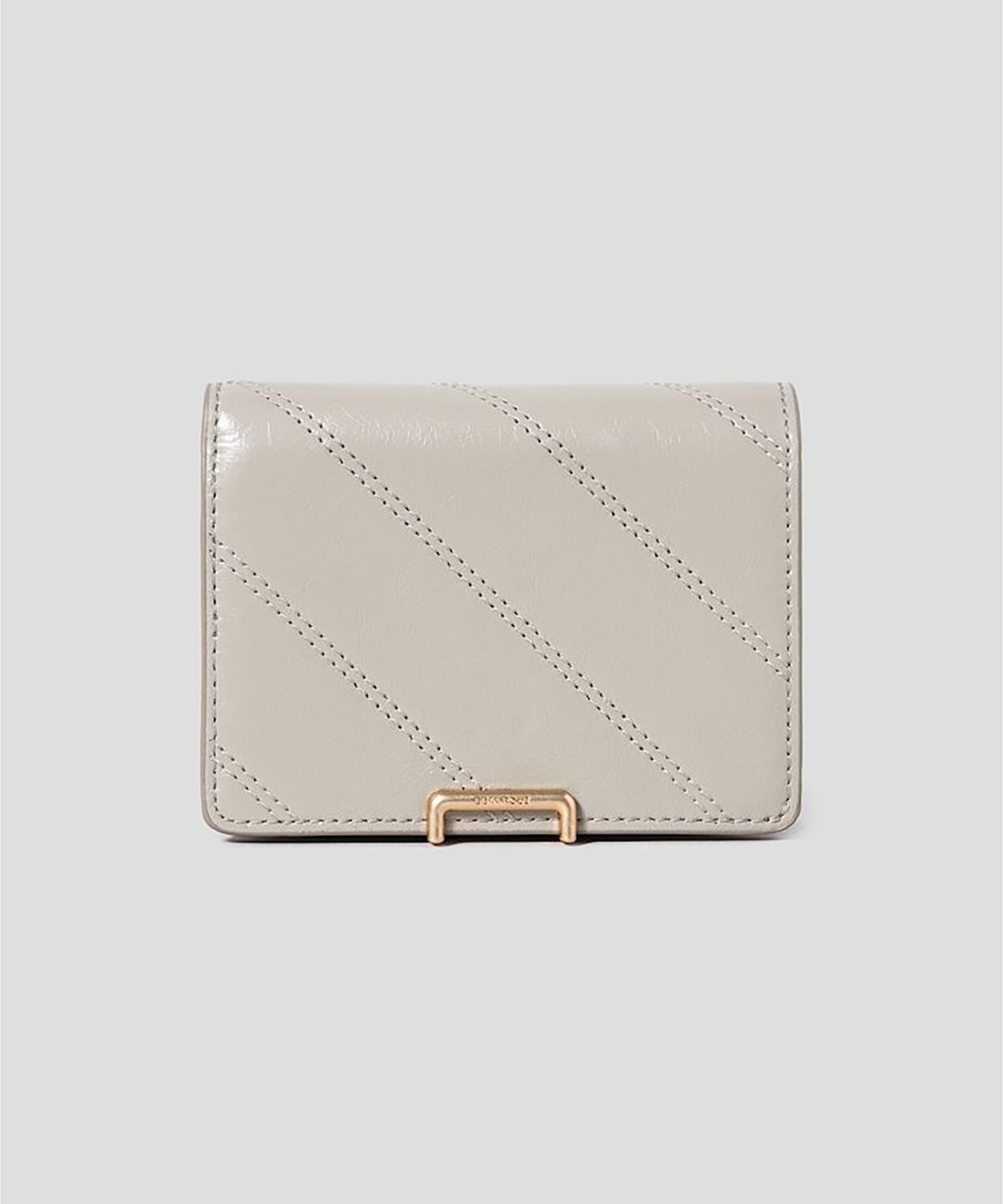 빈폴 액세서리(BEANPOLE ACCESSORY) 노라 퀼팅 2단 명함지갑 - 라이트 그린