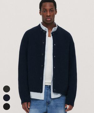 레인 드롭 니트 가디건 - 3 COLOR