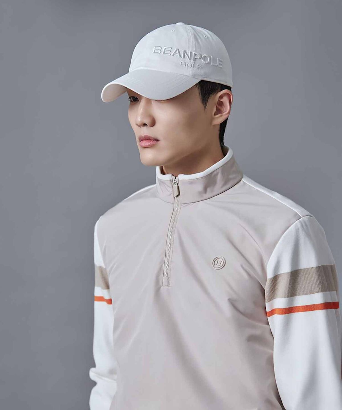 빈폴 액세서리(BEANPOLE ACCESSORY) 남성 면트윌 볼캡 - 화이트