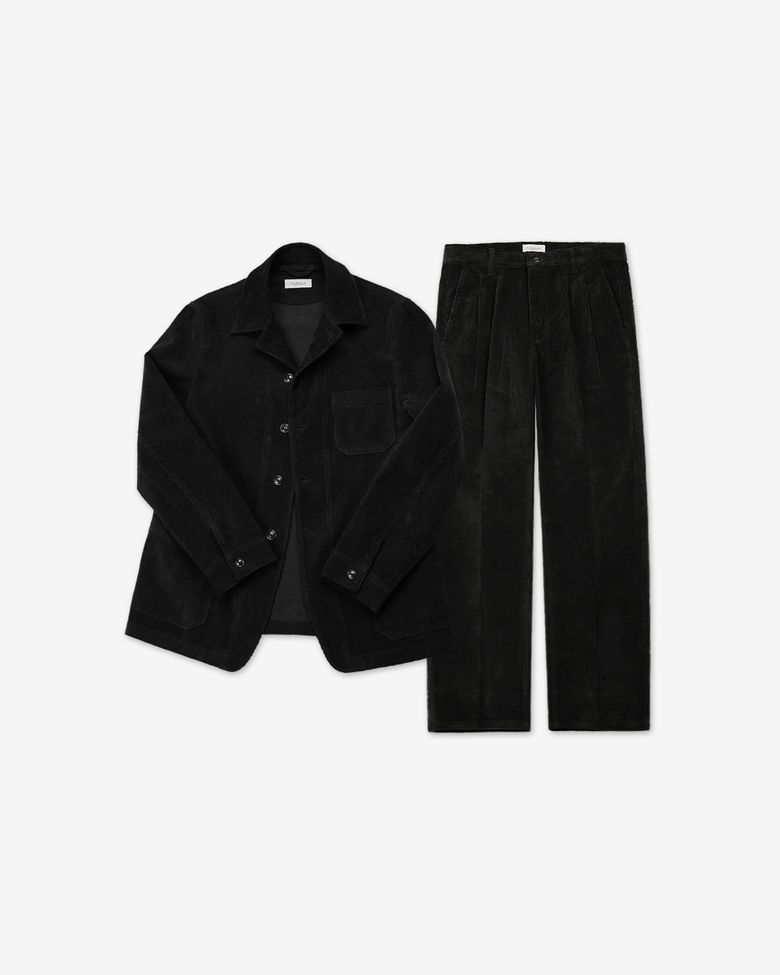 Corduroy French Work Set-up (Black)