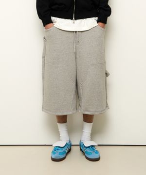 Double Knee Sweat Bermuda Pants