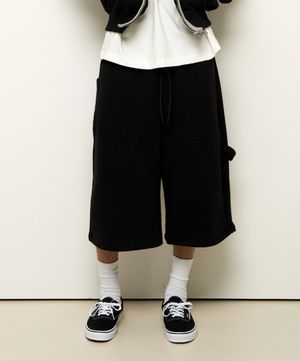 Double Knee Sweat Bermuda Pants