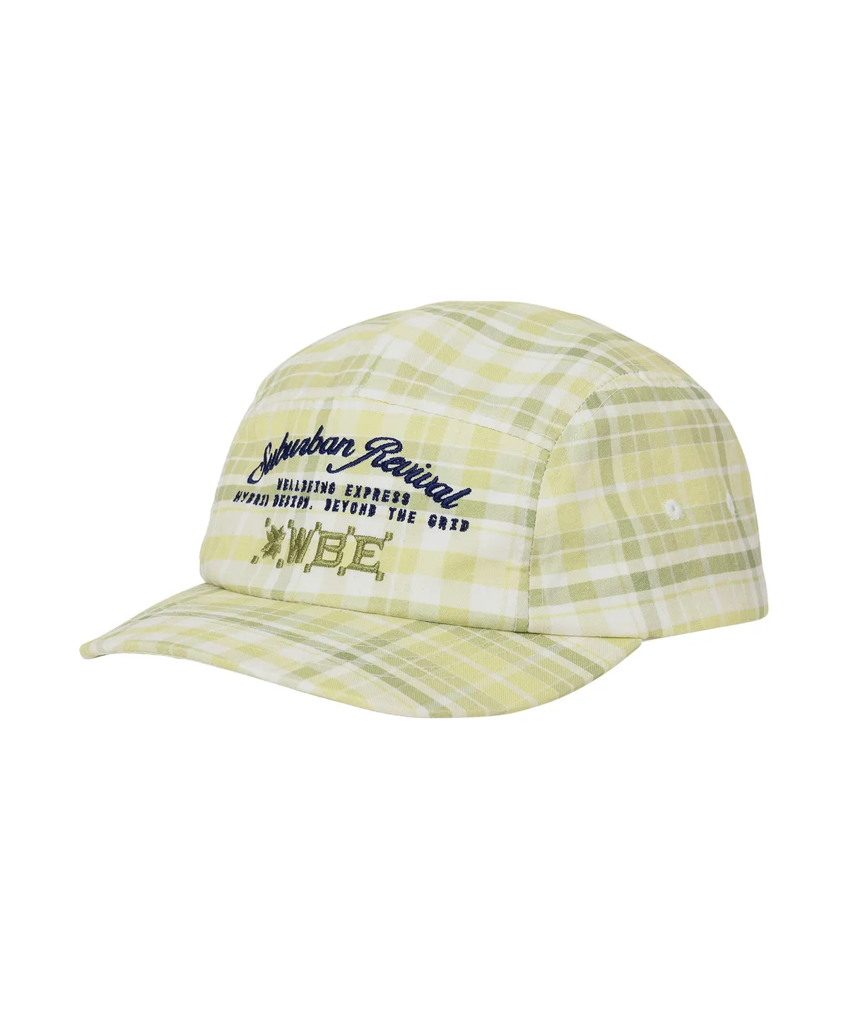 웰빙익스프레스(WELLBEING EXPRESS) Vintage Cotton Camp Cap Check