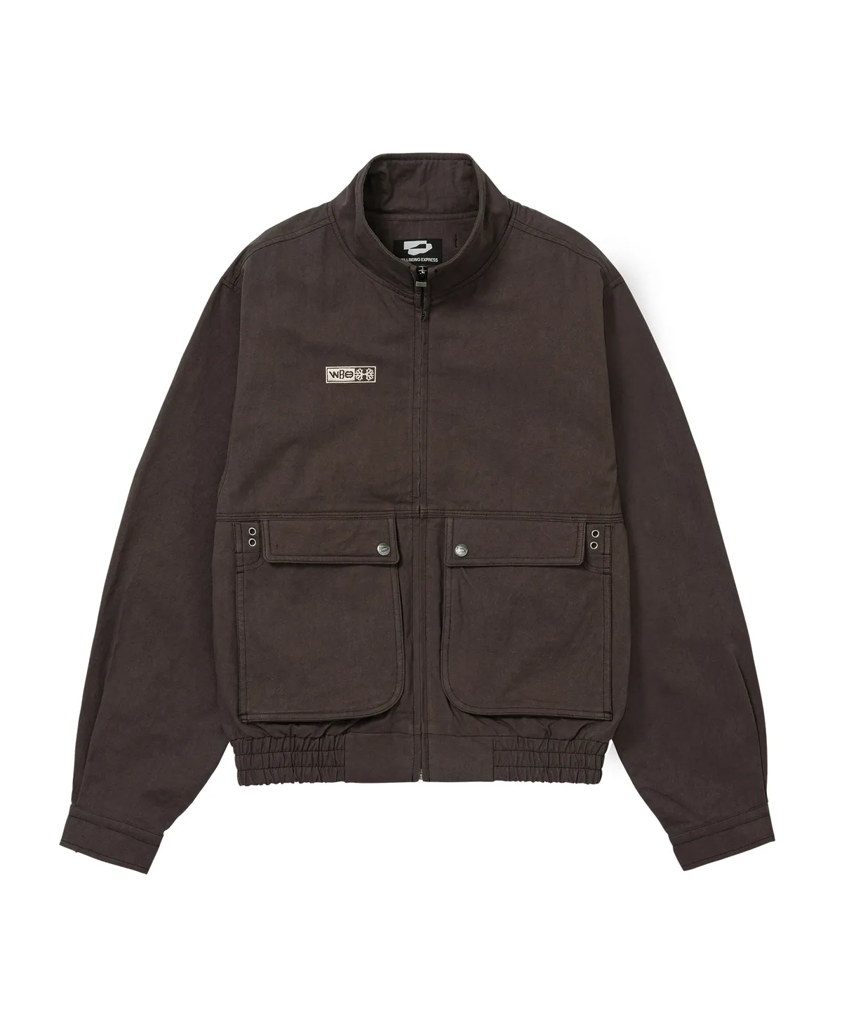 웰빙익스프레스(WELLBEING EXPRESS) Washed Cotton Jacket Brown