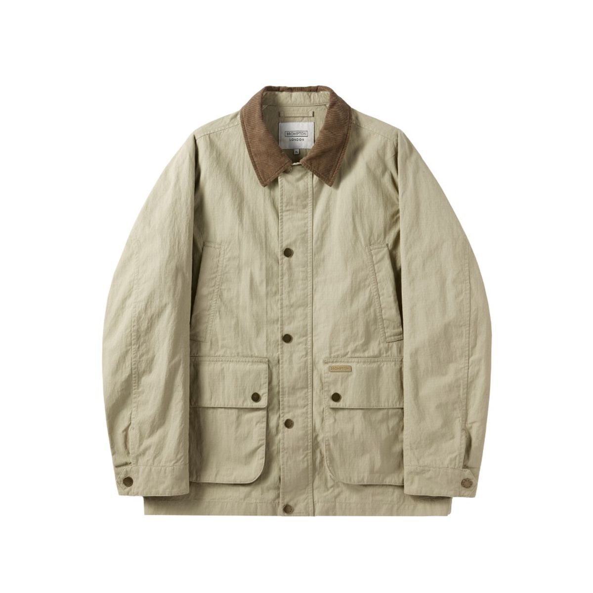 브롬톤 런던(BROMPTON LONDON) GREENFORD COLLAR COLOR BLOCK FIELD JACKET - L/BEIGE (P251UJK401)
