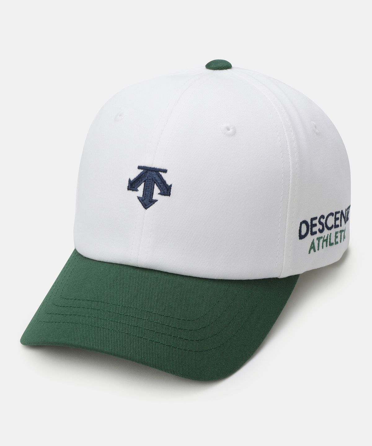 데상트(DESCENTE) 영애슬릿 코튼 6패널 볼캡 화이트(SQ12JUCP10)