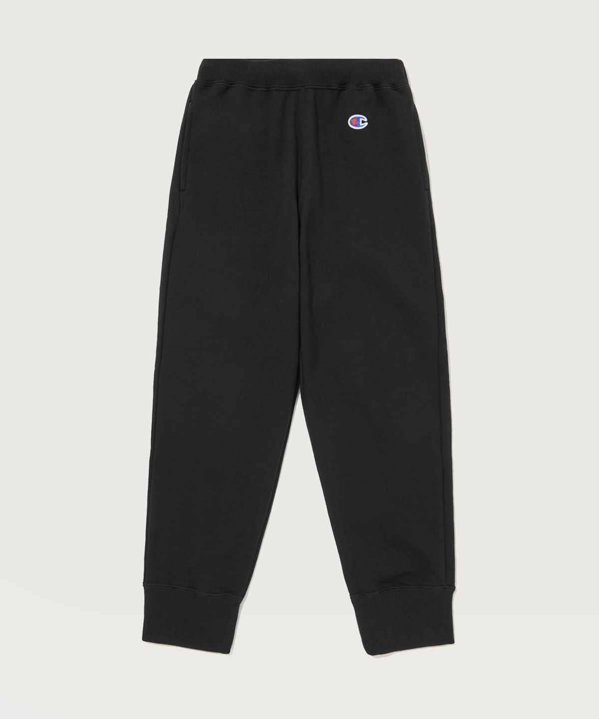 챔피온 키즈(CHAMPION KIDS) 키즈 C로고 프렌치테리 조거팬츠 Black