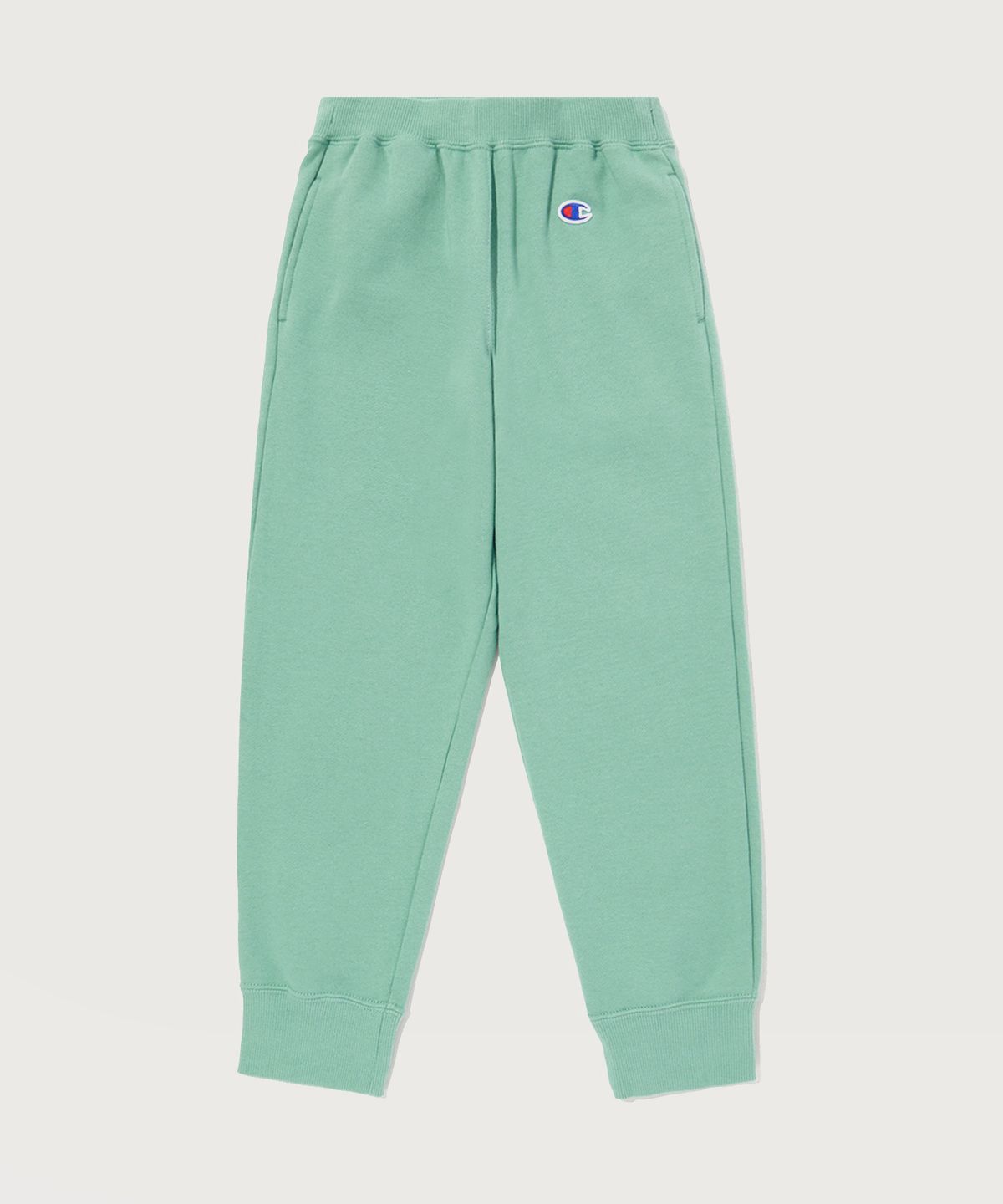 챔피온 키즈(CHAMPION KIDS) 키즈 C로고 프렌치테리 조거팬츠 Normal Green