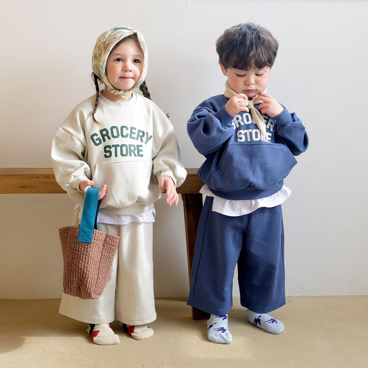 붐붐키즈(BOOMBOOMKIDS) SS25A51 포포켓상하셋업