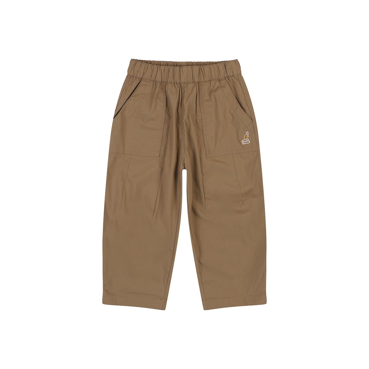 캉골키즈(KANGOL KIDS) 썸머 퍼티그 시그니처 스판 팬츠 RB 0001 카키