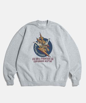 Flying Tigers Heavyweight Sweatshirt Grey