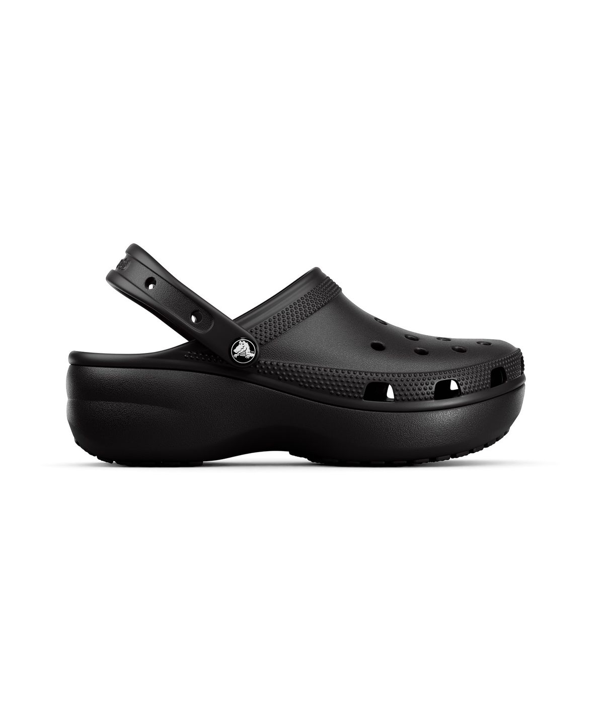 크록스(CROCS) 클래식 플랫폼 클로그 우먼 - 블랙 / 206750-001