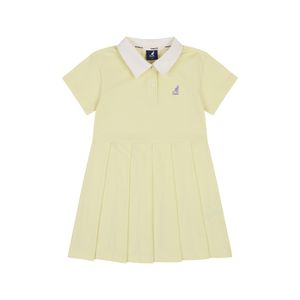 저지 피케 플리츠 원피스 RB 2001 옐로우