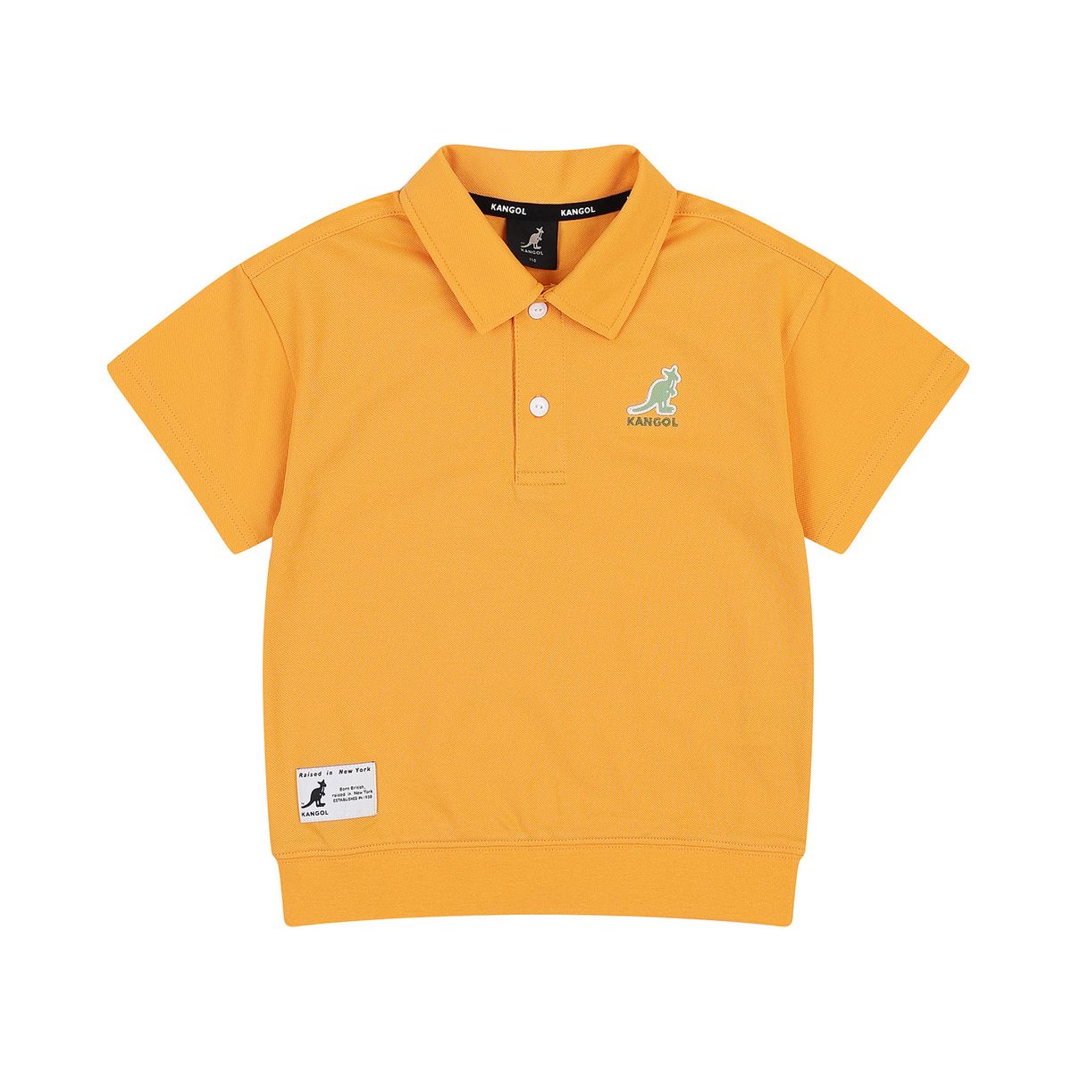 캉골키즈(KANGOL KIDS) 로고 포인트 쿨맥스 피케 티셔츠 RB 0202 오렌지