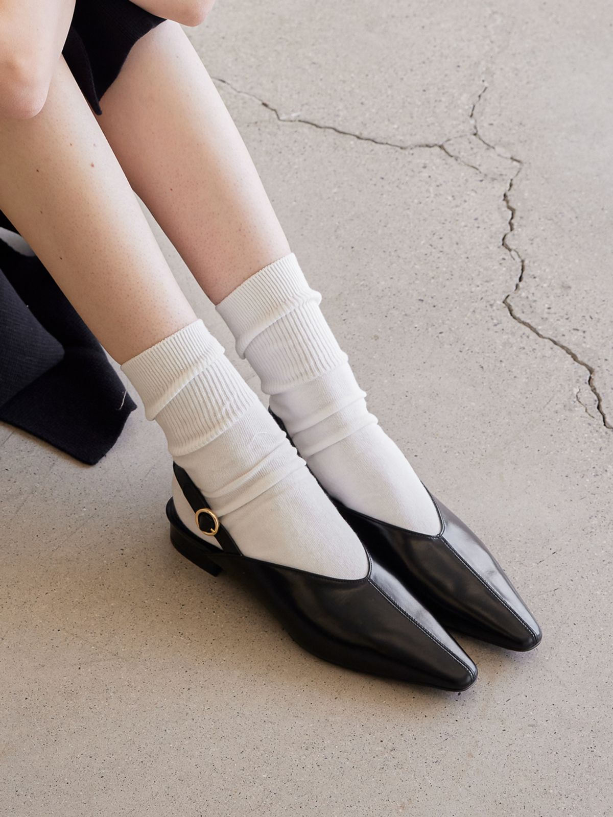 루시크루(LUCY CREW) Stiletto Slingback Pumps LC370_2cm