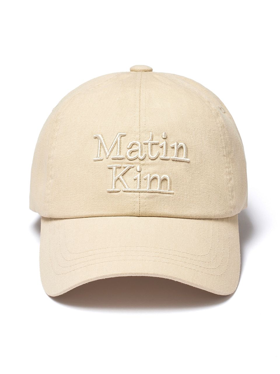 【MATIN KIM】MATIN VOLUME LOGO BALL CAP★送料・関税込 MATIN VOLUME LOGO BALL CAP IN NAVY - 감도 깊은 취향 셀렉트샵