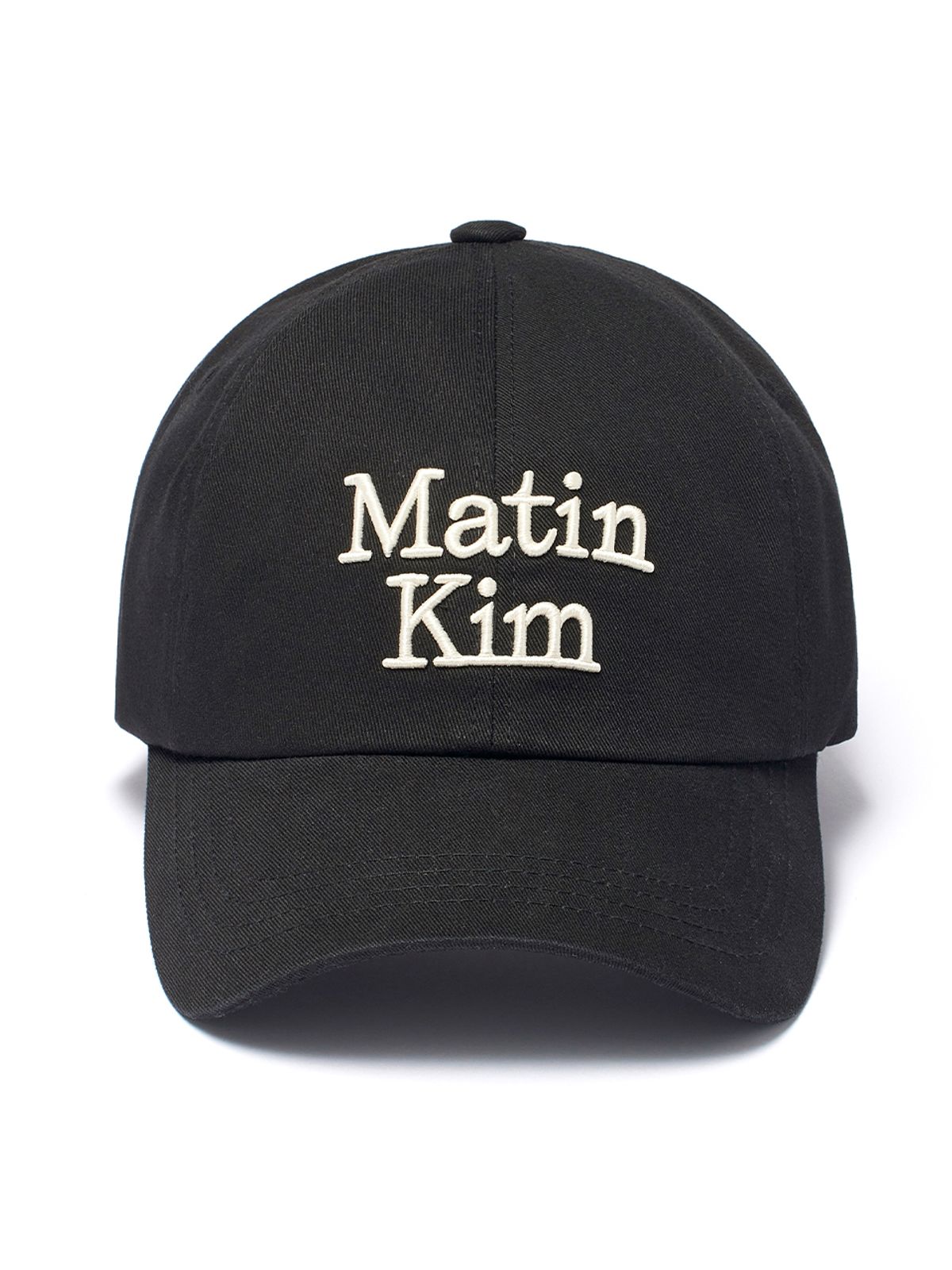마뗑킴(MATIN KIM) MATIN VOLUME LOGO BALL CAP IN BLACK