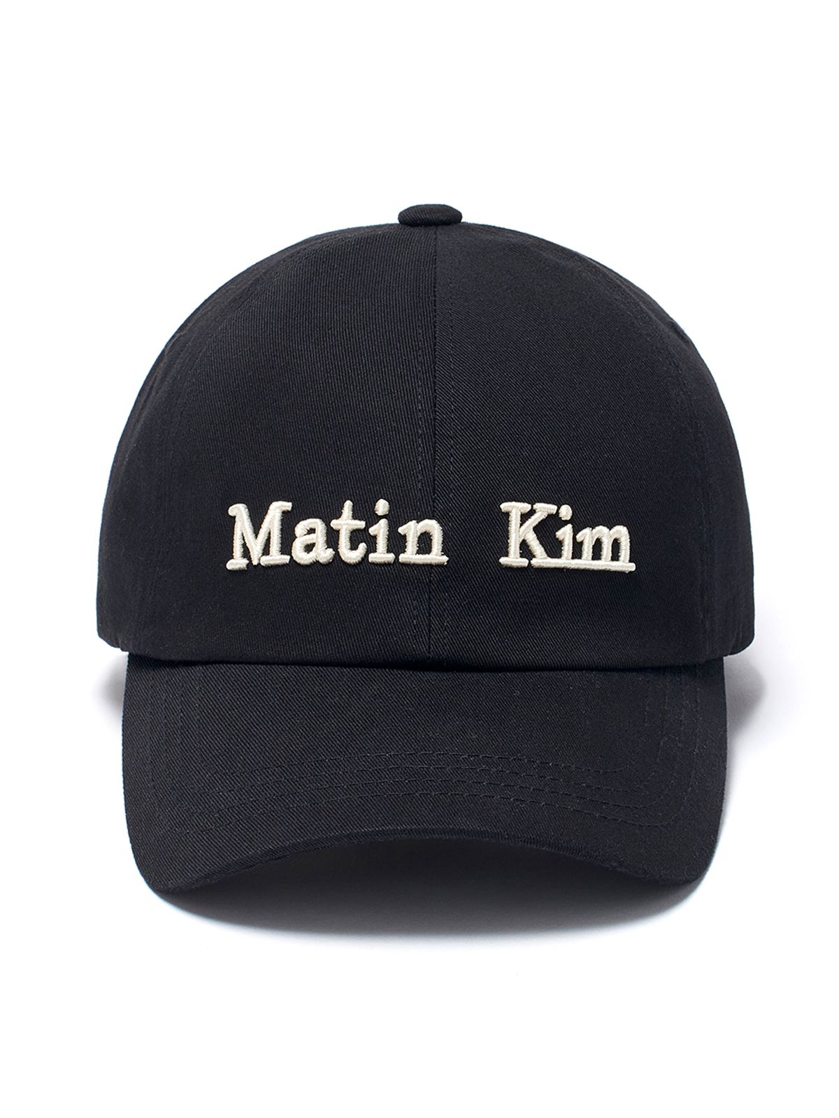 마뗑킴(MATIN KIM) MATIN CLASSIC LOGO BALL CAP IN BLACK