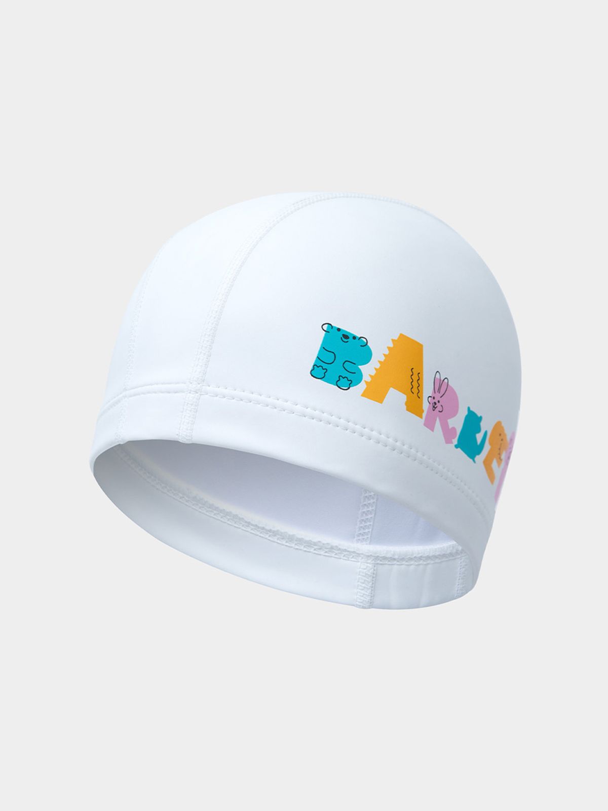 배럴(BARREL) 키즈 애니멀즈 실리콘 코팅 스윔 캡 화이트 (B5SKASC005WHT)