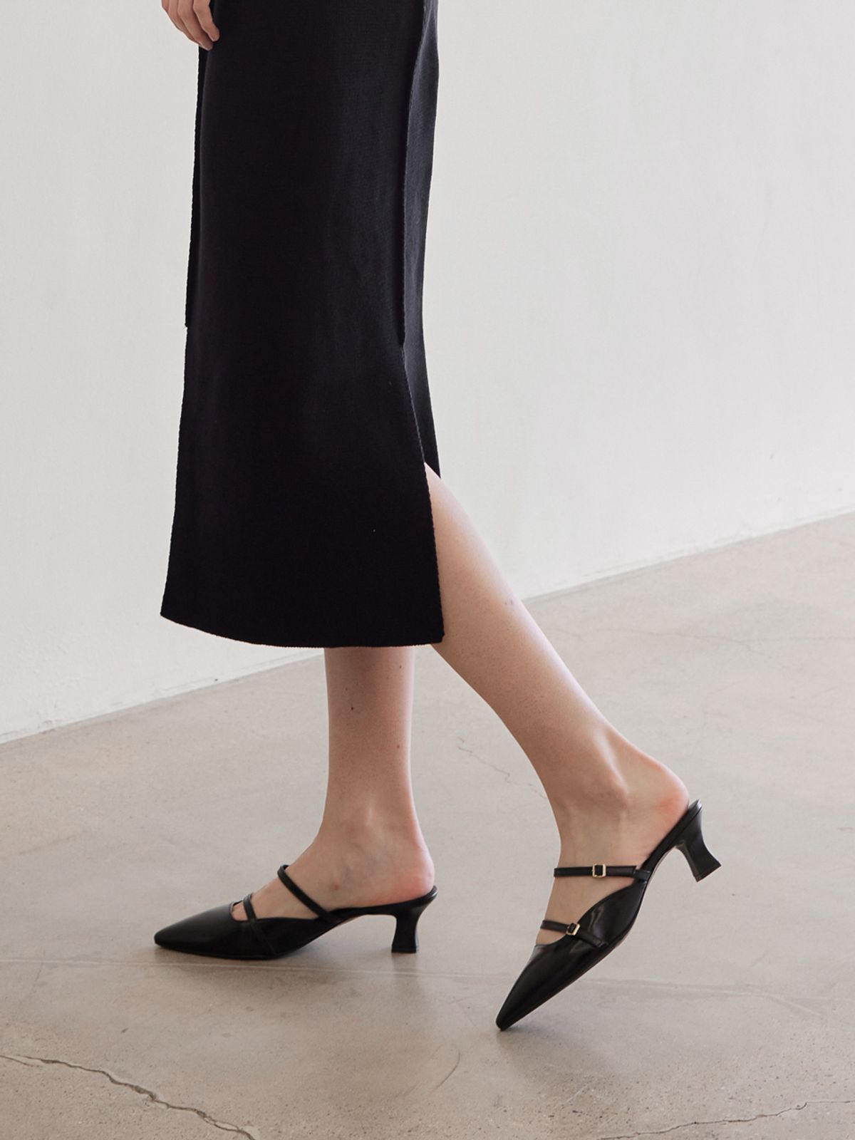 루시크루(LUCY CREW) Mary Jane Mule LC374_5cm