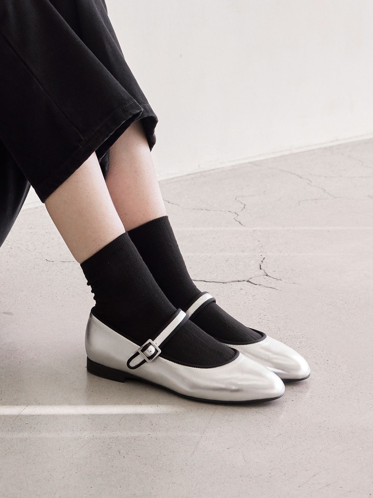 루시크루(LUCY CREW) Mary Jane Flat LC379_1.5cm