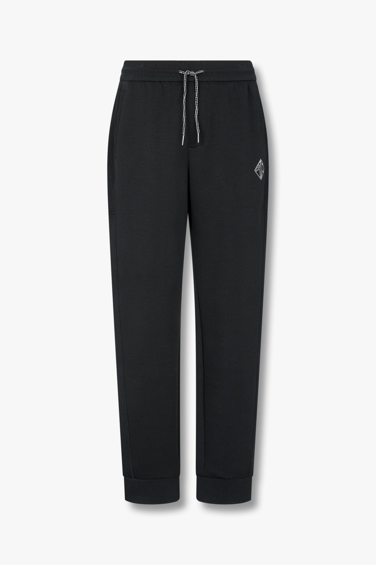 아르마니 익스체인지(ARMANI EXCHANGE) 남성 자수 로고 스트레치 조거 팬츠_다크 그린 A415142005