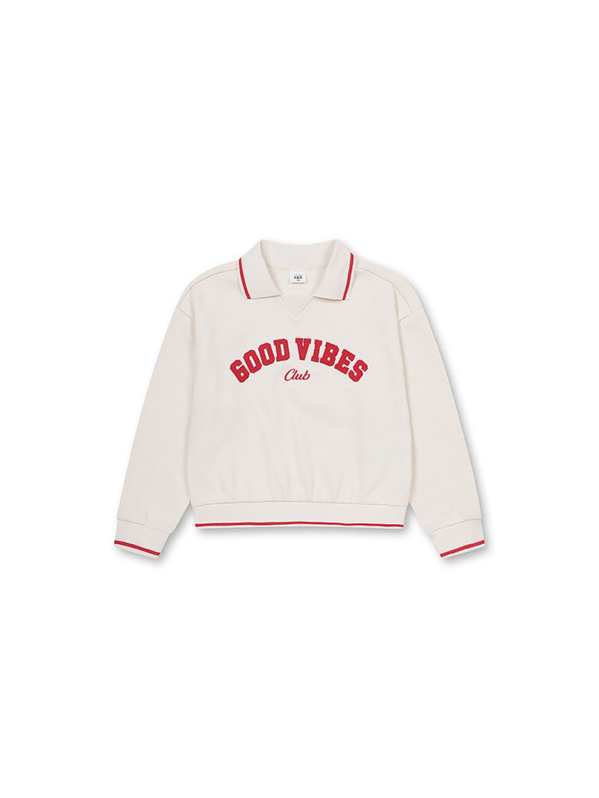 탑텐 키즈(TOPTEN KIDS) 여아) 피케 카라 스웨트셔츠_MKF1TR2202