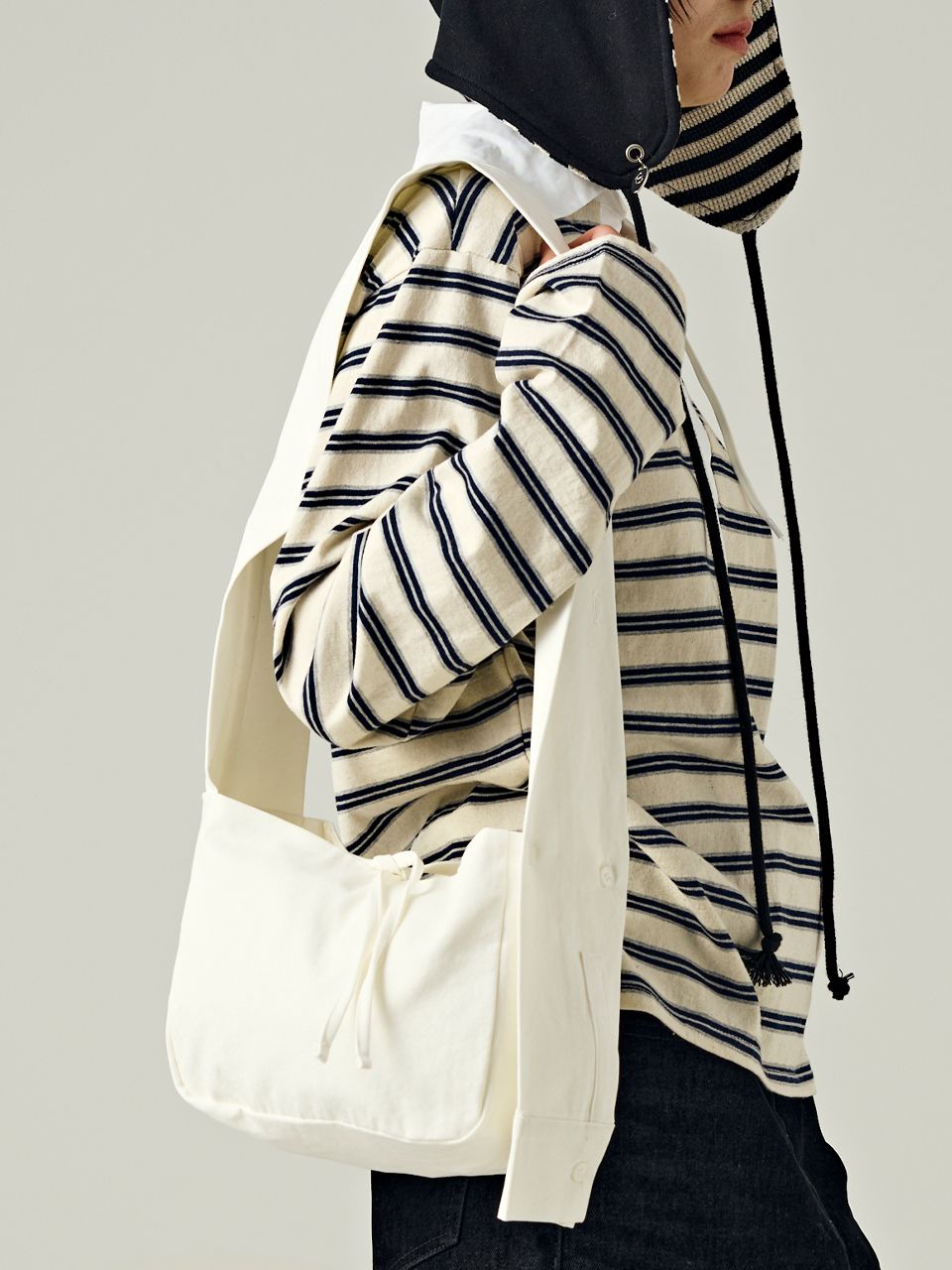 【saladbowls】 Oxford Shirt Bags /追跡付 MUSINSA公式 | SALAD BOWLS Oxford Shirt Bags [IVORY]