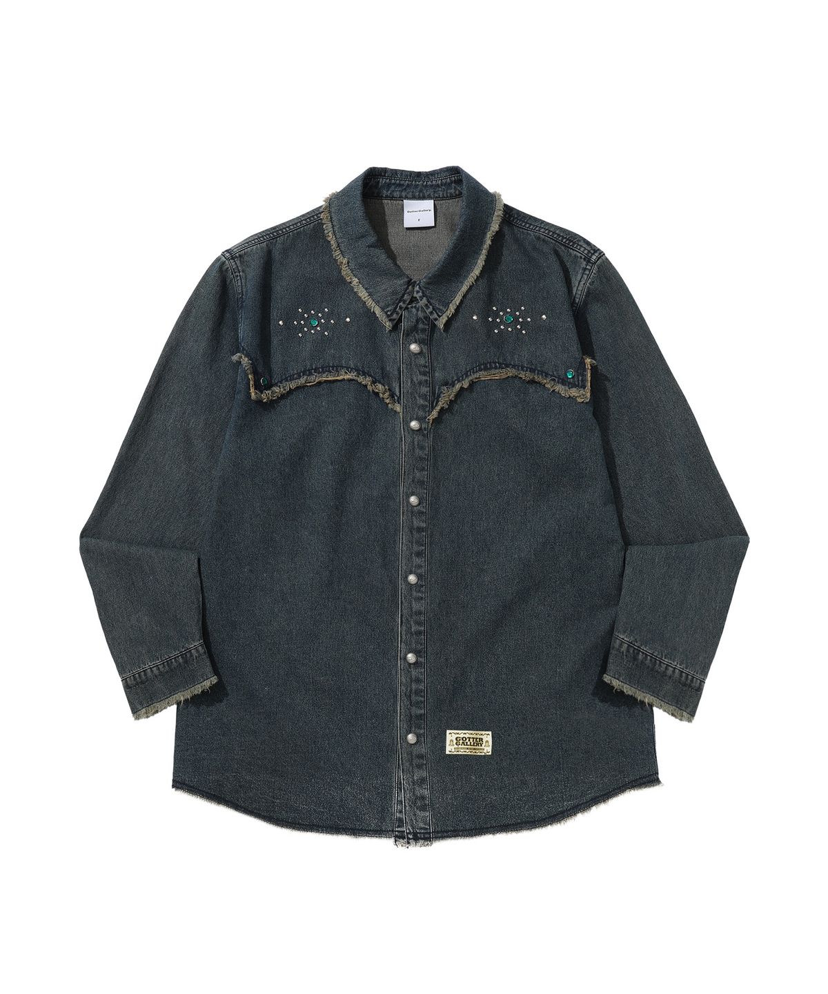 가터갤러리(GOTTER GALLERY) GEM WESTERN DENIM SHIRTS_BL