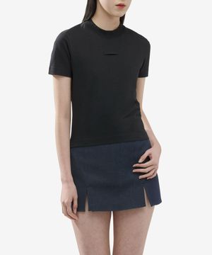 르 그로그랭 반소매 티셔츠 - 블랙 / 241JS1332031990