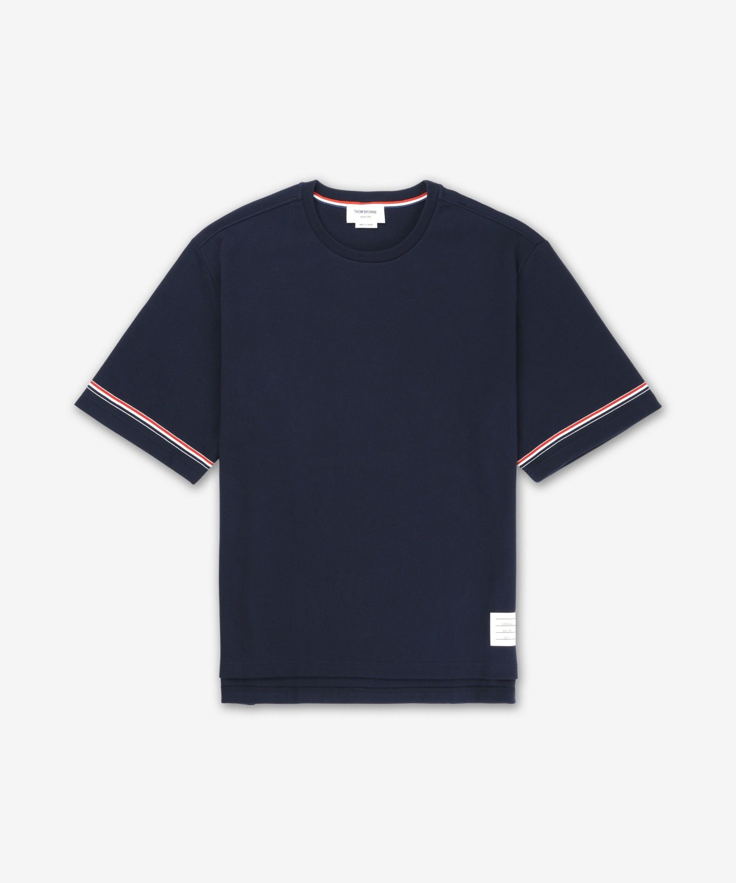 MUSINSA | THOM BROWNE Rugby Fit RWB Stripe Short Sleeve T