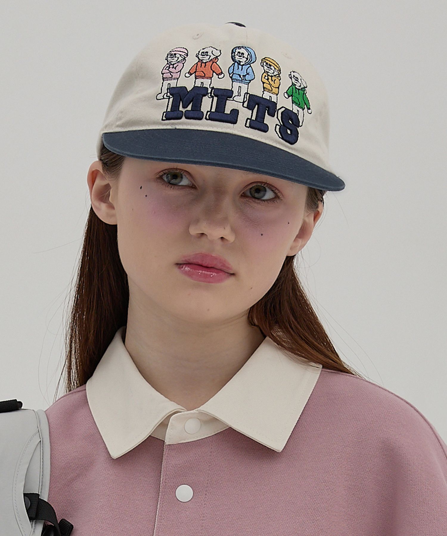 Wai Keiの5 Maltese Two-Tone Ball Cap 全2色 WaiKei tシャツ K-POPアイドル着用「UNISEX」Wai Kei／ワイケイ