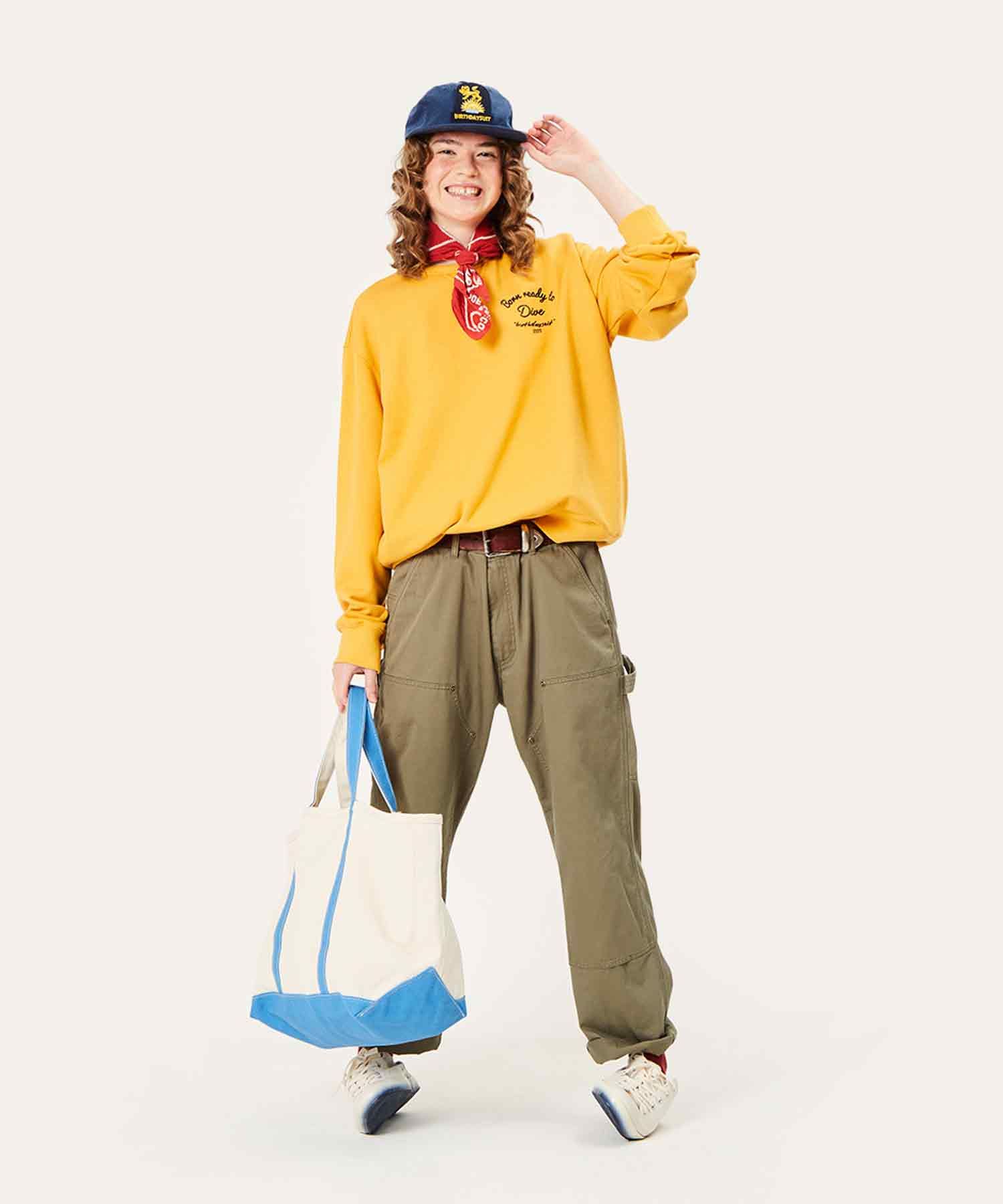 MUSINSA公式 | BIRTHDAYSUIT SOLID CANVAS BAG (IVORY)