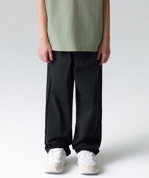쿨 터치 레귤러 핏 밴딩 팬츠 [블랙]