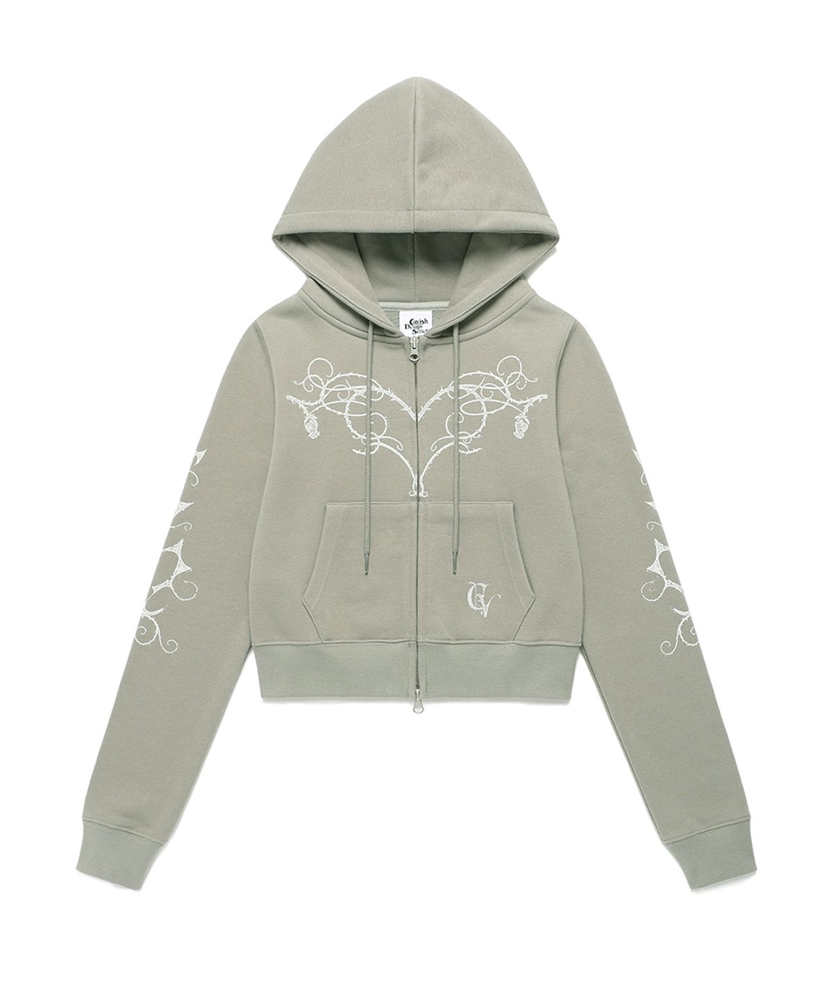 카비시(CAVISH) W STEM ZIP UP HOODIE KHAKI(CV2FSFM402A)